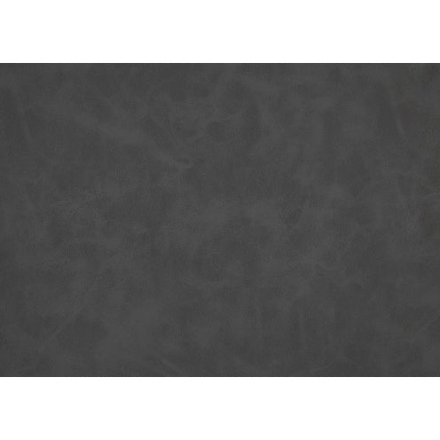 Modern Design Dining Chairs 2pc Set Gray Faux Leather Upholstery Black Metal Legs Kitchen Dining Furniture