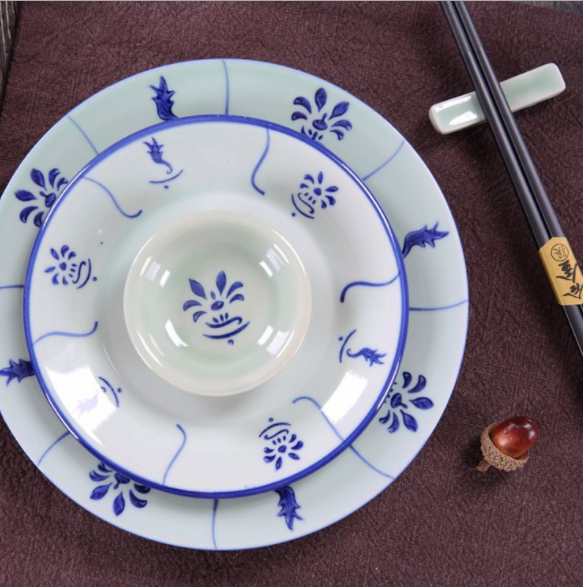 Antique 48-Piece Ceramic Dinnerware Set