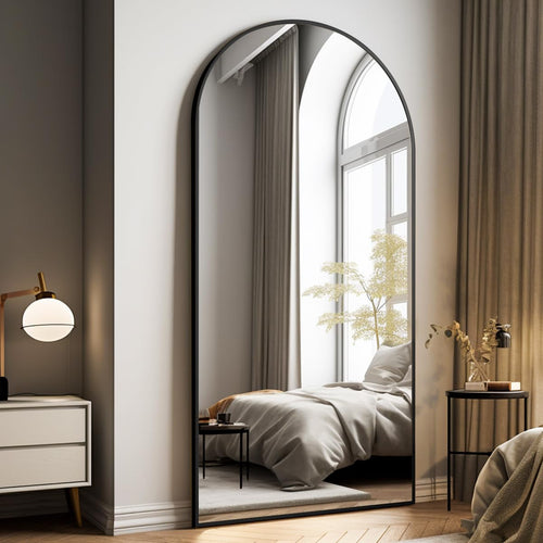 Arched Full-Length Floor Mirror, 76×34"